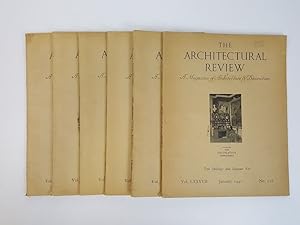 Bild des Verkufers fr The Architectural Review, a Magazine of Architecture & Decoration, January to June 1940 Vol LXXXVII (6 issues) zum Verkauf von Keoghs Books