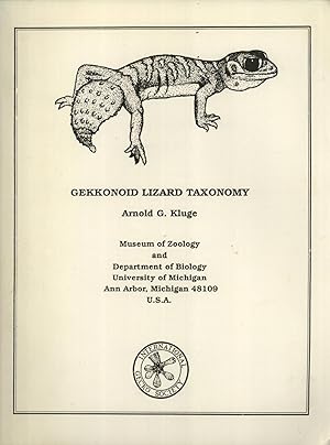 Seller image for Gekkonoid Lizard Taxonomy for sale by Masalai Press