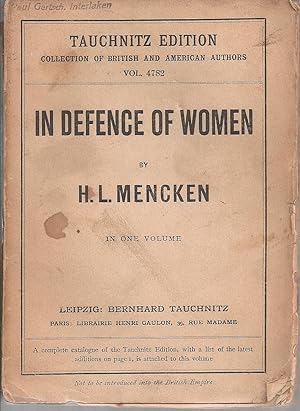 In Defense of Women, In One Volume (Vol. 4782)