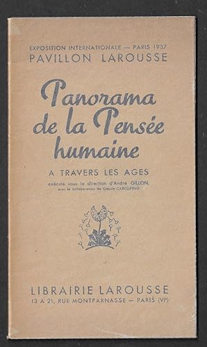 PANORAMA DE LA PENSEE HUMAINE A TRAVERS LES AGES