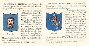 Barberino del Mugello e B. di Val D'Elsa