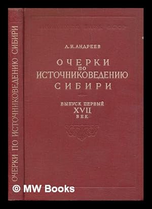 Seller image for Ocherki po istochnikovedeniyu Cibiri. Essays on Siberia [Language: Russian] for sale by MW Books Ltd.