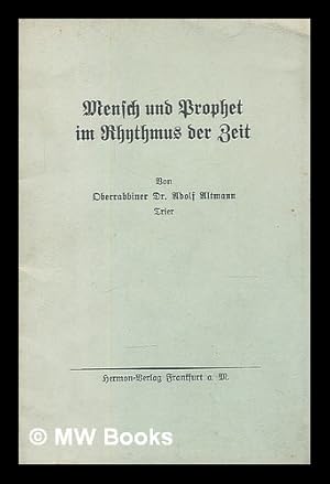 Imagen del vendedor de Mensch und Prophet im Rhnthmus der zeit a la venta por MW Books Ltd.