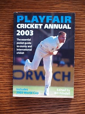 Playfair Cricket Annual 2003