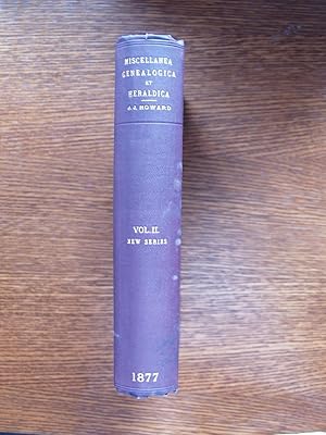 Miscellanea Genealogica et Heraldica Volume 2