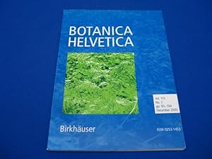 Botanica Helvetica. Vol. 115 N° 2