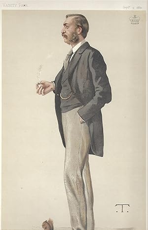 Bild des Verkufers fr Walsingham, Lord - 'tommy De grey' - Game Hunter, naturalist and Statesman - An Original Vanity Fair ''Spy'' Print zum Verkauf von K Books Ltd ABA ILAB