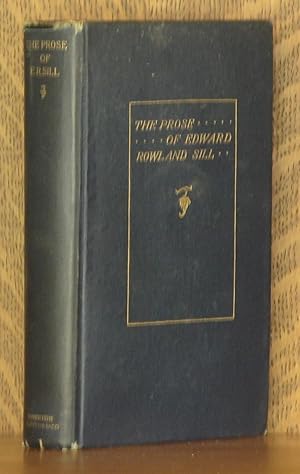 THE PROSE OF EDWARD ROWLAND SILL