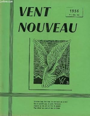 Bild des Verkufers fr VENT NOUVEAU - REVUE DES ECRIVAINS ET DES ARTISTES DE L'ENSEIGNEMENT - N3 - MAI-JUIN 1956. zum Verkauf von Le-Livre