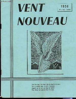 Bild des Verkufers fr VENT NOUVEAU - REVUE DES ECRIVAINS ET DES ARTISTES DE L'ENSEIGNEMENT - N5 - SEPT-OCTOBRE 1956. zum Verkauf von Le-Livre