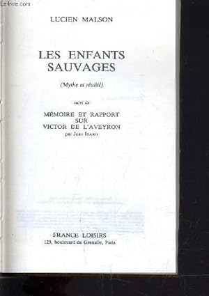 Bild des Verkufers fr LES ENFANTS SAUVAGES. zum Verkauf von Le-Livre