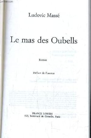 Bild des Verkufers fr LE MAL DES OUBELLS. zum Verkauf von Le-Livre