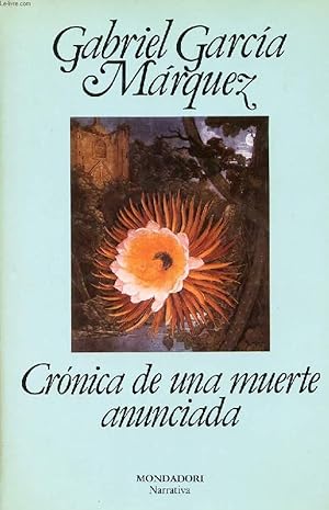 Seller image for CRONICA DE UNA MUERTE ANUNCIADA for sale by Le-Livre