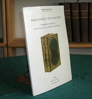 Catalogue vente bibliothèque d'un amateur 1990.