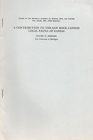 Immagine del venditore per Contribution to the Saw Rock Canyon Local Fauna of Kansas venduto da Book Booth