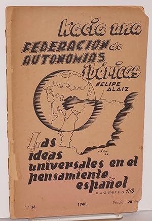 Seller image for Las ideas univerales en el pensamiento espaol for sale by Bolerium Books Inc.