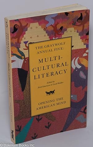 Seller image for The Graywolf Annual Five: Multi-Cultural Literacy for sale by Bolerium Books Inc.