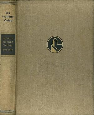 Seller image for Ein deutscher Verlag : Heinrich Beenken Verlag 1888 - 1938. for sale by Antiquariat Carl Wegner