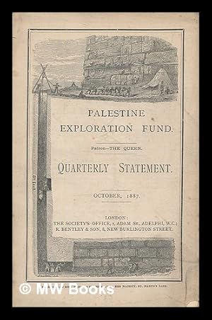 Immagine del venditore per Quarterly statement. October, 1887 / the Palestine Exploration Fund venduto da MW Books