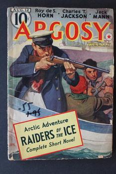 Seller image for ARGOSY Pulp magazine. August 12, 1939. >> "Raiders of the Ice" [Arctic Adventure COVER & story] by Roy de. S. Horn. for sale by Comic World