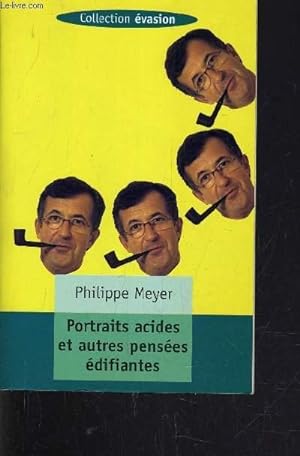 Seller image for PORTRAITS ACIDES ET AUTRES PENSEES EDIFIANTES. for sale by Le-Livre
