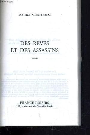 Bild des Verkufers fr DES REVES ET DES ASSASSINS. zum Verkauf von Le-Livre