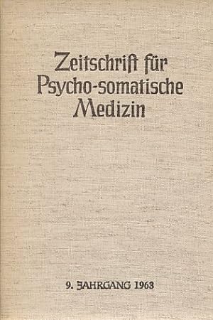 Bild des Verkufers fr Zeitschrift fr Psycho-somatische Medizin. 9. Jg., 1963, 4 Hefte. zum Verkauf von Fundus-Online GbR Borkert Schwarz Zerfa