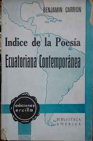 Immagine del venditore per Indice de la poesa ecuatroriana contempornea venduto da Librera Monte Sarmiento