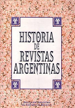 Seller image for HISTORIA DE REVISTAS ARGENTINAS for sale by Buenos Aires Libros