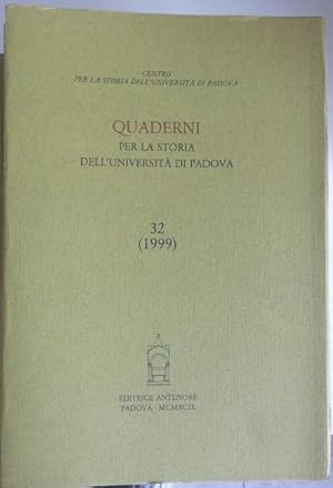 Quaderni per la storia dell'Università di Padova