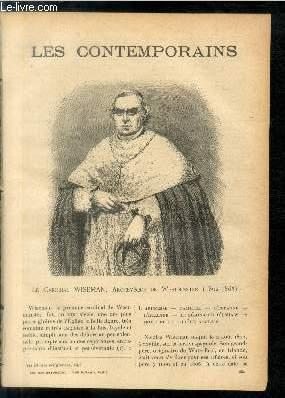 Imagen del vendedor de Le cardinal Wiseman, archevque de Westminster (1802-1865). LES CONTEMPORAINS N 552 a la venta por Le-Livre