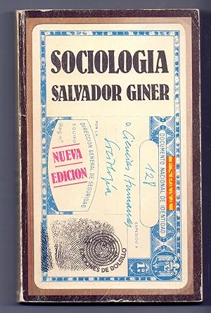 Bild des Verkufers fr SOCIOLOGIA zum Verkauf von Libreria 7 Soles