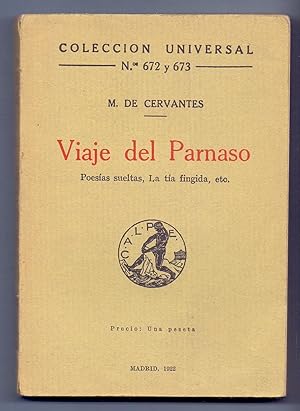 Imagen del vendedor de VIAJE DEL PARNASO - poesias sueltas, la tia fingida, etc. a la venta por Libreria 7 Soles