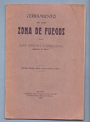 Bild des Verkufers fr CERRAMIENTO DE UNA ZONA DE FUEGOS zum Verkauf von Libreria 7 Soles