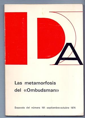 Bild des Verkufers fr LA METAMORFOSIS DEL - OMBUDSMAN - zum Verkauf von Libreria 7 Soles
