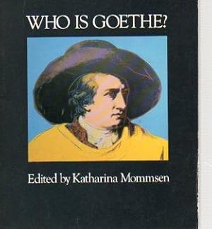 Imagen del vendedor de Who is Goethe? a la venta por Bookfeathers, LLC