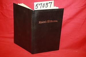 Seller image for Merck's 1899 Manual of the Materia for sale by Princeton Antiques Bookshop