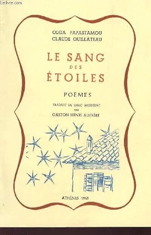 Seller image for LE SANG DES ETOILES - POEMES. for sale by Le-Livre