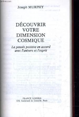 Seller image for DECOUVRIR VOTRE DIMENSION COSMIQUE. for sale by Le-Livre