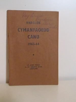 Rhaglen Cymanfaoedd Canu 1963-64