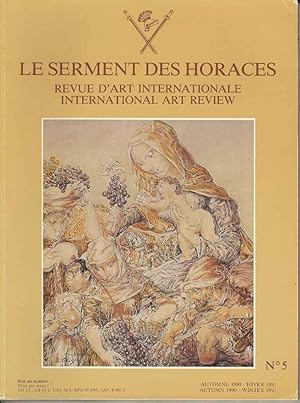 Les Serment Des Horaces. Revue d'Art Internationale. International Art Review. No. 5. Autumn 1990...