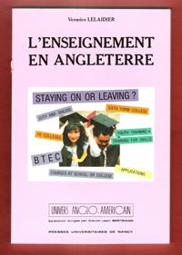 Seller image for L'Enseignement En Angleterre for sale by Au vert paradis du livre