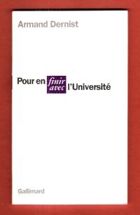 Pour En Finir Avec l'Université