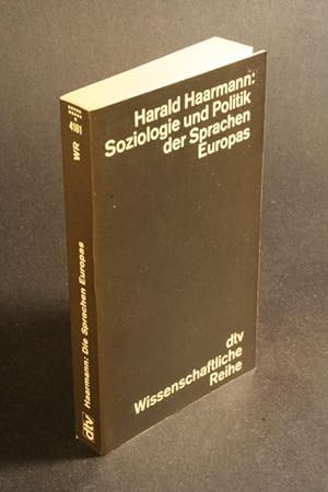 Immagine del venditore per Soziologie und Politik der Sprachen Europas. venduto da Steven Wolfe Books