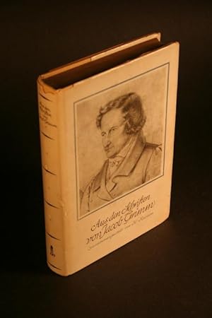Seller image for Aus den Schriften von Jacob Grimm. Zusammengestellt von Mohammed Rassem for sale by Steven Wolfe Books