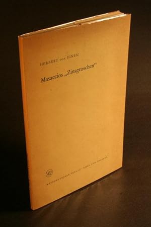 Seller image for Masaccios "Zinsgroschen". for sale by Steven Wolfe Books