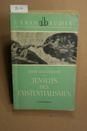 Imagen del vendedor de Jenseits des Existentialismus. Studien zum Gestaltwandel der gegenwrtigen Philosophie. a la venta por Steven Wolfe Books