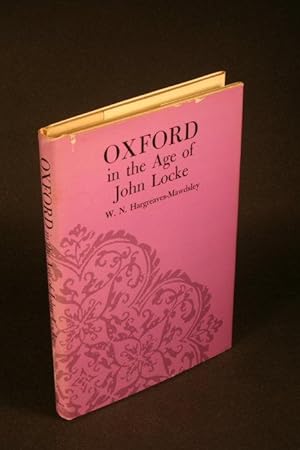 Imagen del vendedor de Oxford in the age of John Locke. a la venta por Steven Wolfe Books