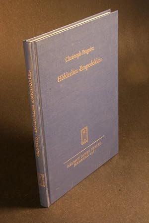 Bild des Verkufers fr Hlderlins "Empedokles": die Vision einer erneuerten Gesellschaft und ihre zeitgeschichtlichen Hintergrunde. zum Verkauf von Steven Wolfe Books
