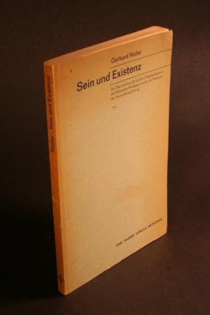 Image du vendeur pour Sein und Existenz. Die berwindung des Subjekt-Objekt-schemas in der Philosophie Heideggers und in der Theologie Entmythologisierung. mis en vente par Steven Wolfe Books